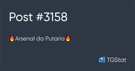 Arsenal da putaria - 🔥Arsenal da Putaria🔥 . 2 Jun, 14:21. Open in Telegram Share Report . #Malelly. 575 0 5 . ×. Catalog. Channels and groups catalog Channels compilations Search for ...